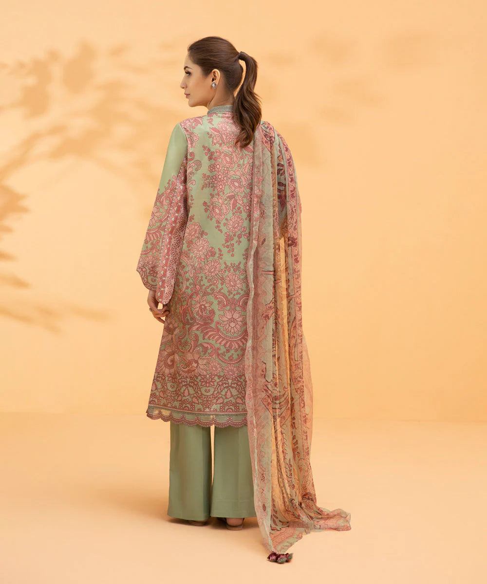 SAPPHIRE | UNSTITCHED 3 PIECE PRINTED LAWN SUIT
