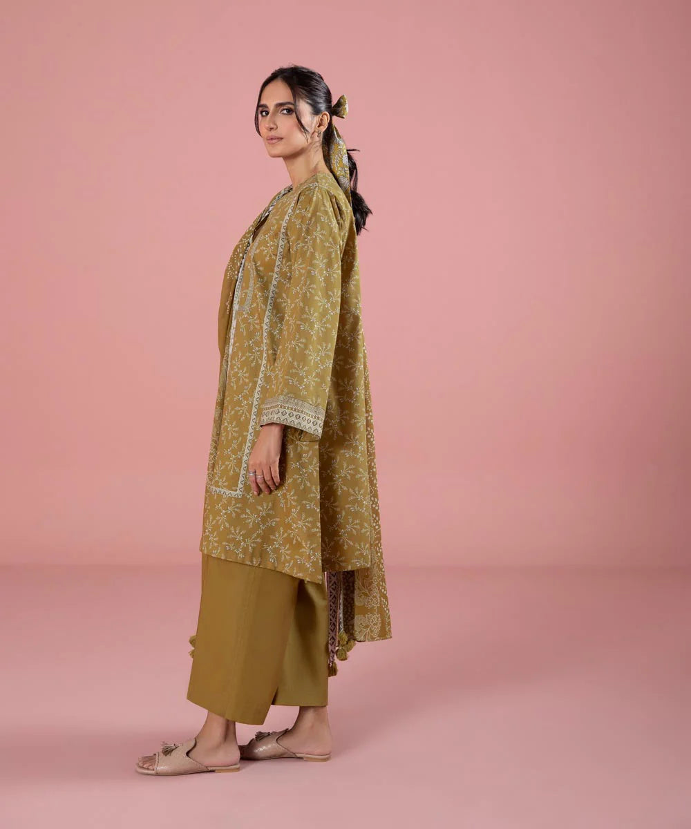 Sapphire | Unstitched 3Pc Printed Lawn Suit | 3P-DY23ZV0-14-R2