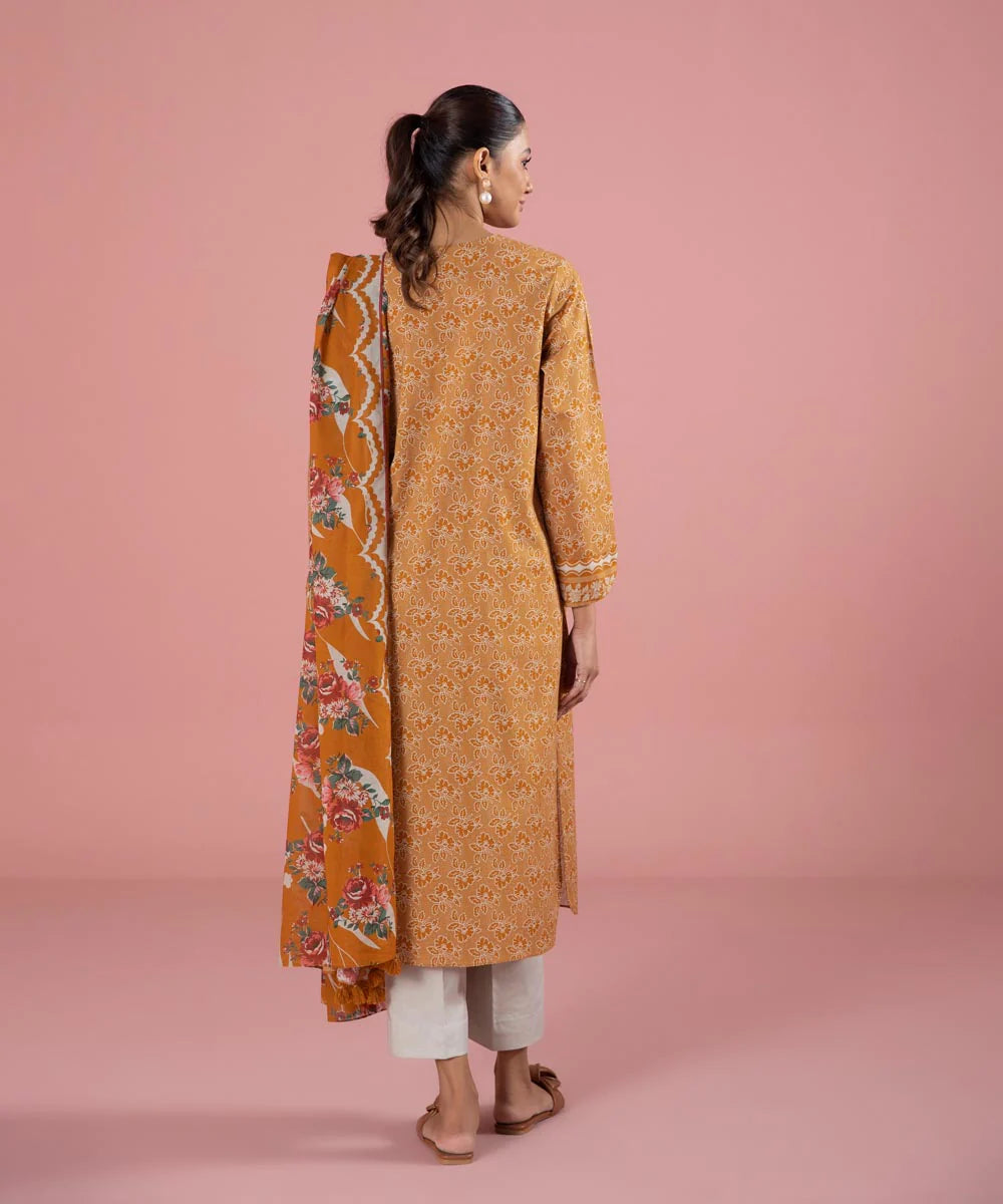 Sapphire | Unstitched 2Pc Printed Lawn - Shirt & Dupatta | 3P-DY23ZV0-16