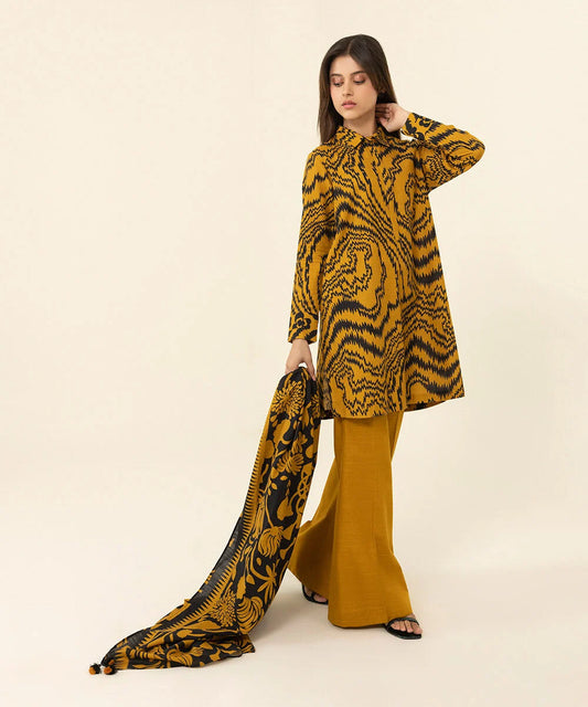 SAPPHIRE | UNSTITCHED 3 PIECE PRINTED LAWN SUIT