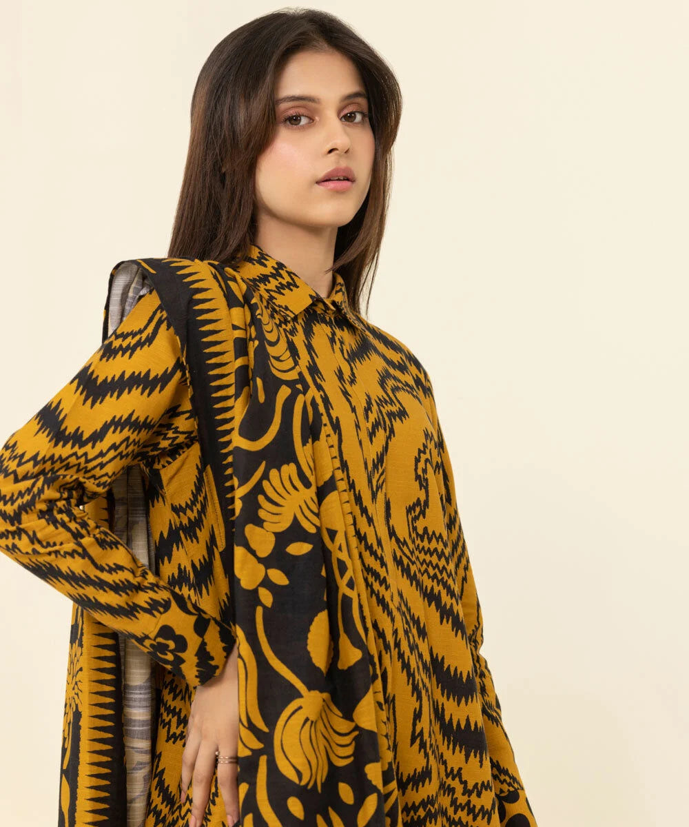 SAPPHIRE | UNSTITCHED 3 PIECE PRINTED LAWN SUIT