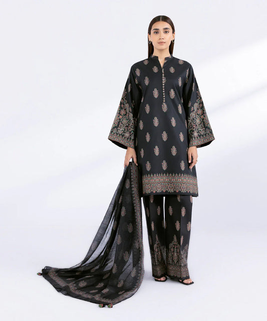 SAPPHIRE | UNSTITCHED 3 PIECE PRINTED CAMBRIC SUIT