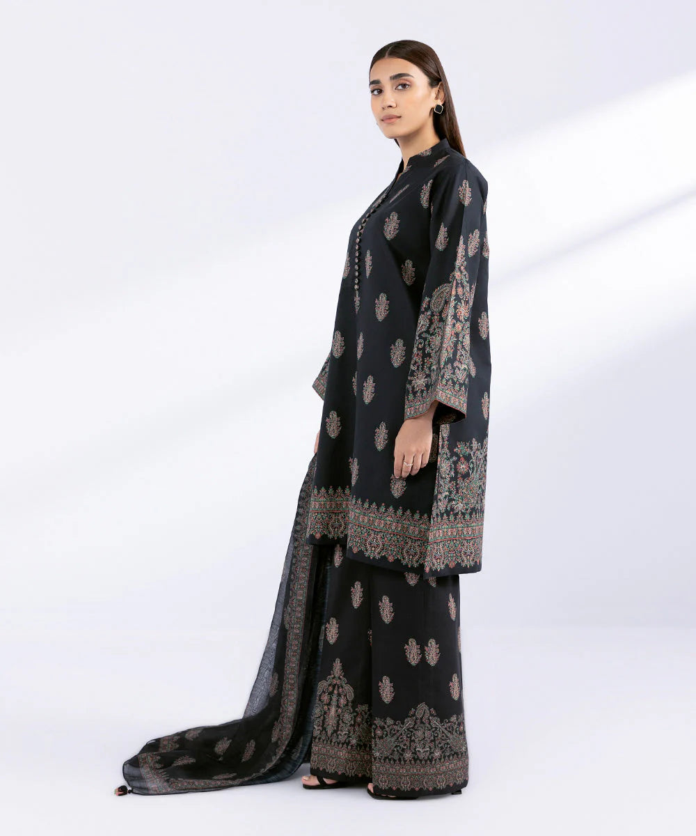 SAPPHIRE | UNSTITCHED 3 PIECE PRINTED CAMBRIC SUIT