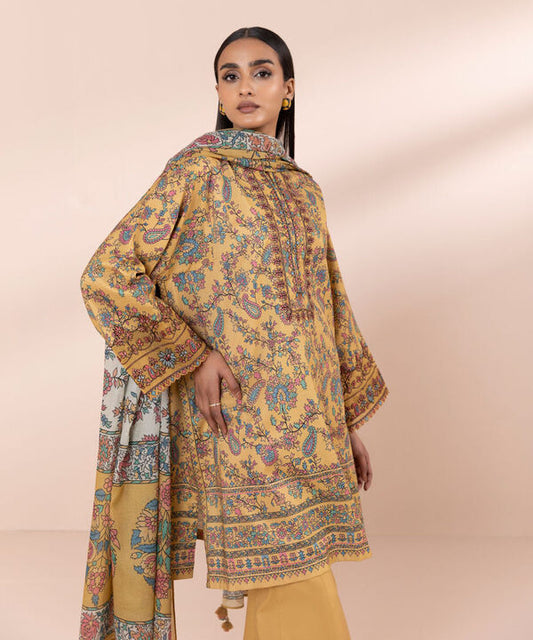 SAPPHIRE | UNSTITCHED 3 PIECE EMBROIDERED LAWN SUIT