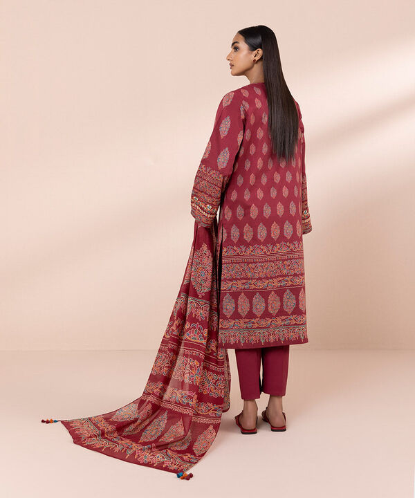 SAPPHIRE | UNSTITCHED 3 PIECE EMBROIDERED LAWN SUIT