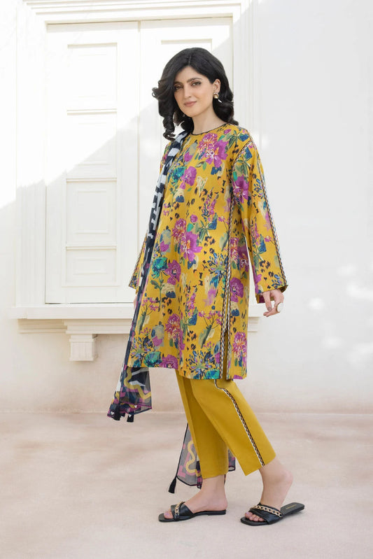 SAPPHIRE | UNSTITCHED 3 PIECE PRINTED LAWN SUIT