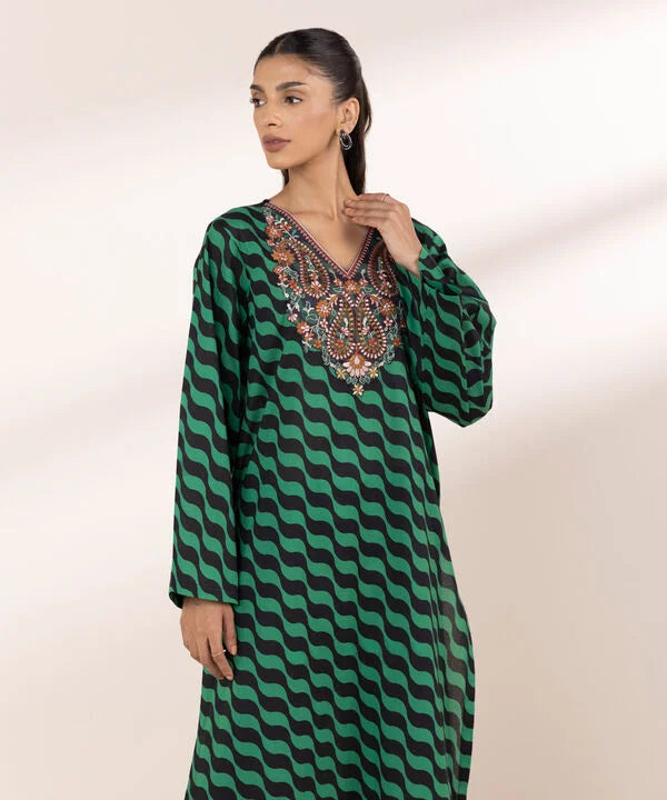 SAPPHIRE | UNSTITCHED 2 PIECE EMBROIDERED COTTON SUIT