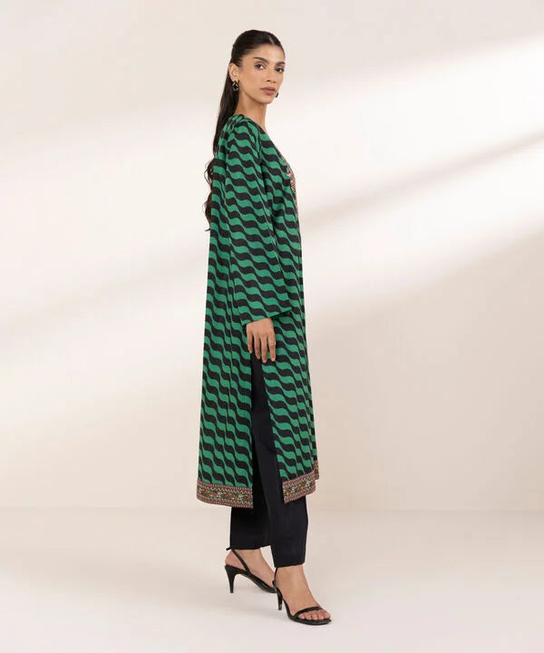 SAPPHIRE | UNSTITCHED 2 PIECE EMBROIDERED COTTON SUIT