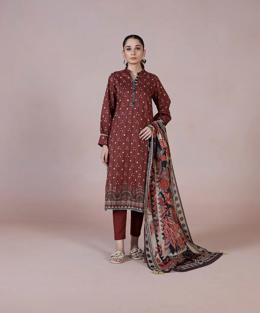 Sapphire | Unstitched 3Pc Printed Lawn Suit | 3RP-DAY23V-06