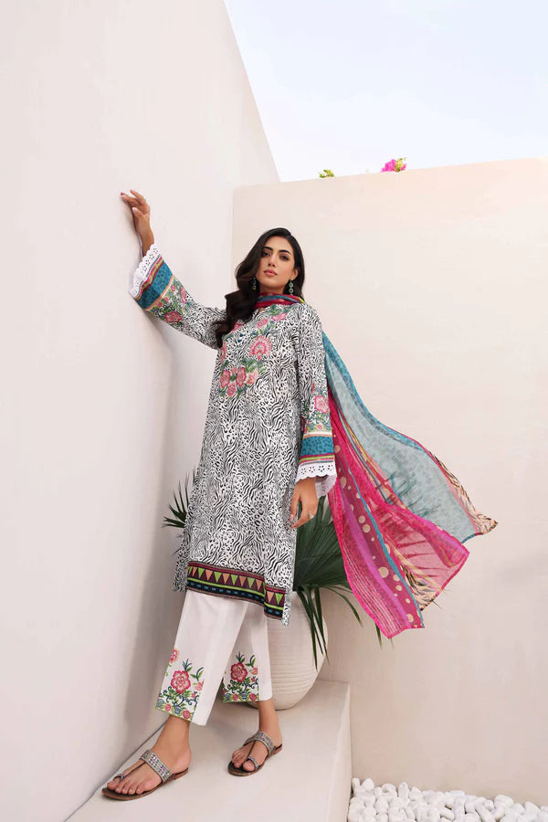 Nishat | 3 Piece Unstitched Printed Embroidered Lawn Suit | 42301111