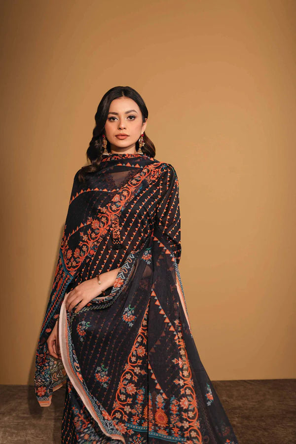 Nishat | 3 Piece Unstitched Printed Lawn Suit | 42301405
