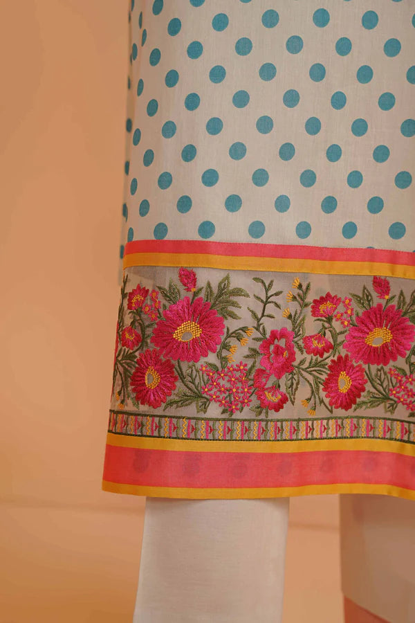 Nishat | 3 Piece Unstitched Printed Embroidered Lawn Suit | 42301535