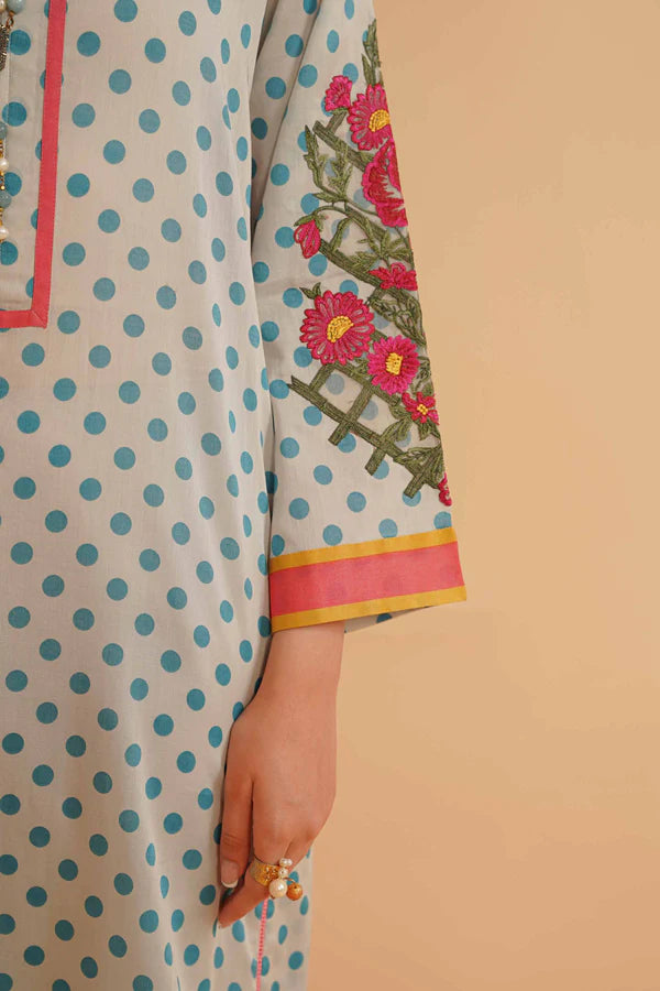 Nishat | 3 Piece Unstitched Printed Embroidered Lawn Suit | 42301535