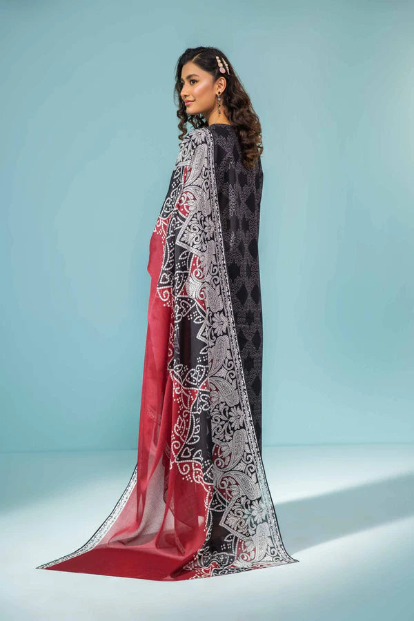 Nishat | 3 Piece Unstitched Printed Embroidered Lawn Suit | 42301563