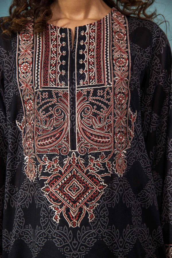 Nishat | 3 Piece Unstitched Printed Embroidered Lawn Suit | 42301563