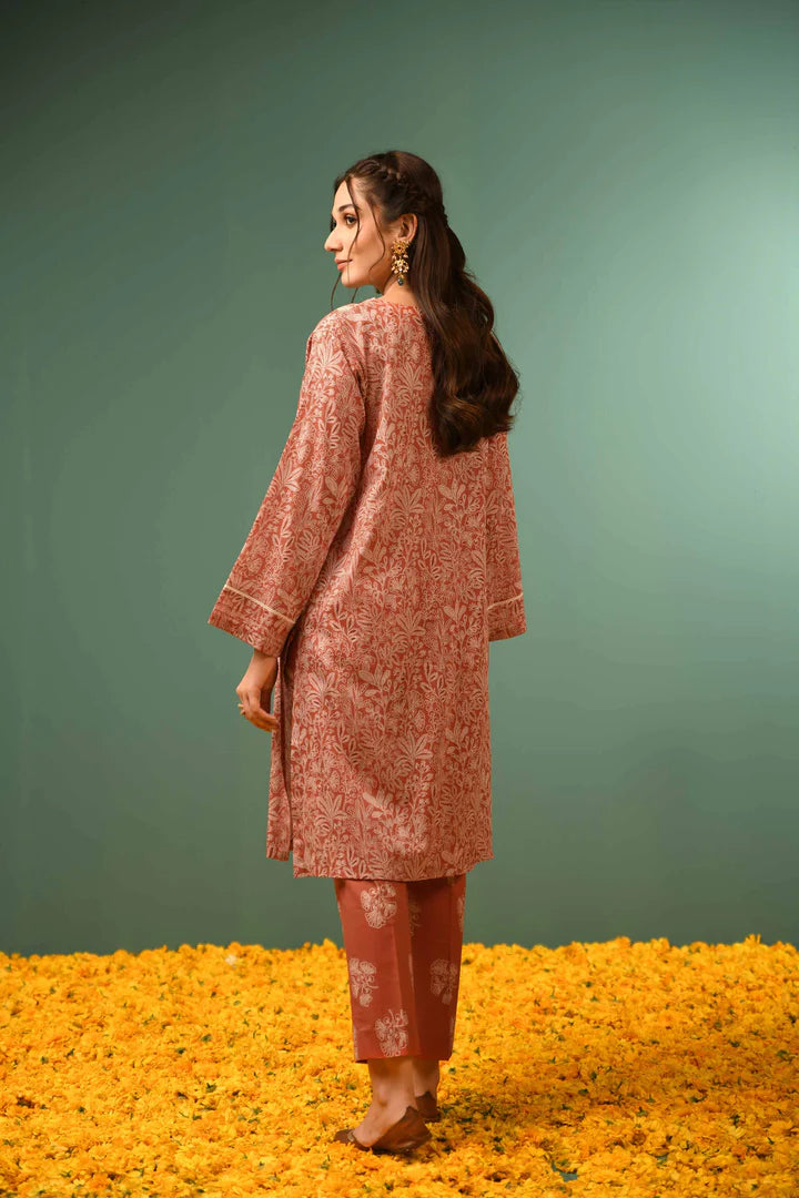 Nishat | 2 Piece Unstitched Printed Lawn - Shirt & Trouser | 42301599