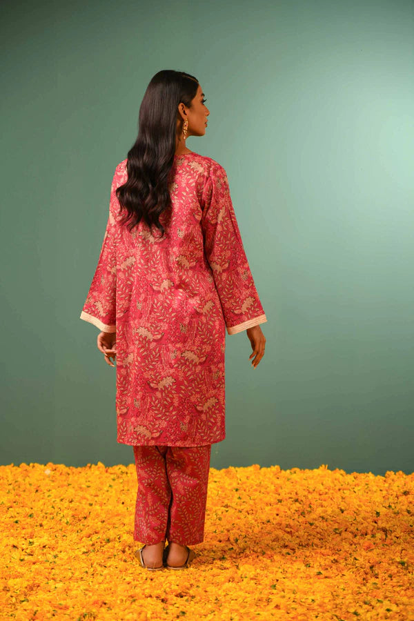 Nishat | 2 Piece Unstitched Printed Lawn - Shirt & Trouser | 42301601