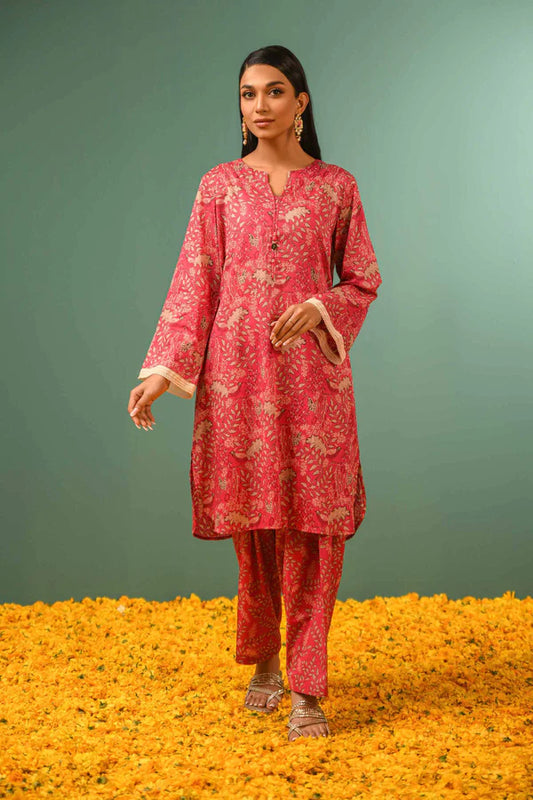 Nishat | 2 Piece Unstitched Printed Lawn - Shirt & Trouser | 42301601