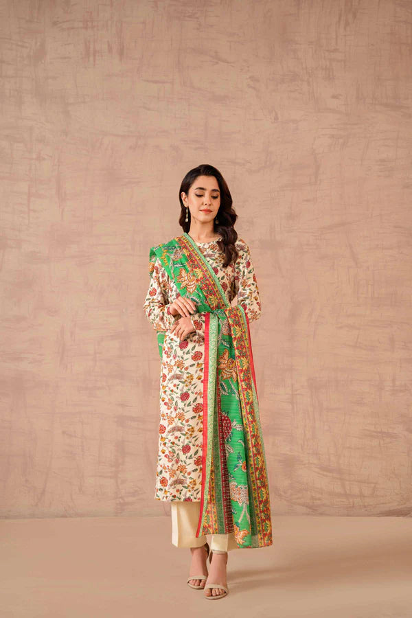 Nishat | 3 Piece Unstitched Printed Lawn Suit | 42301751