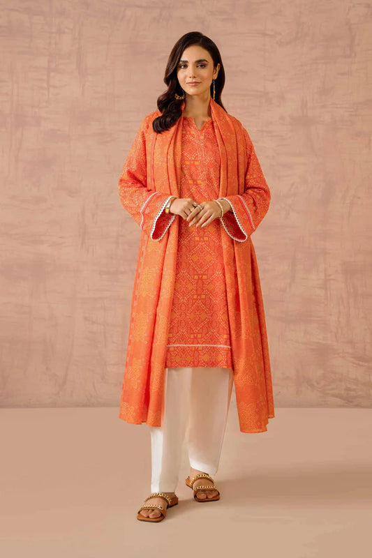 Nishat | 3 Piece Unstitched Printed Lawn Suit | 42301754