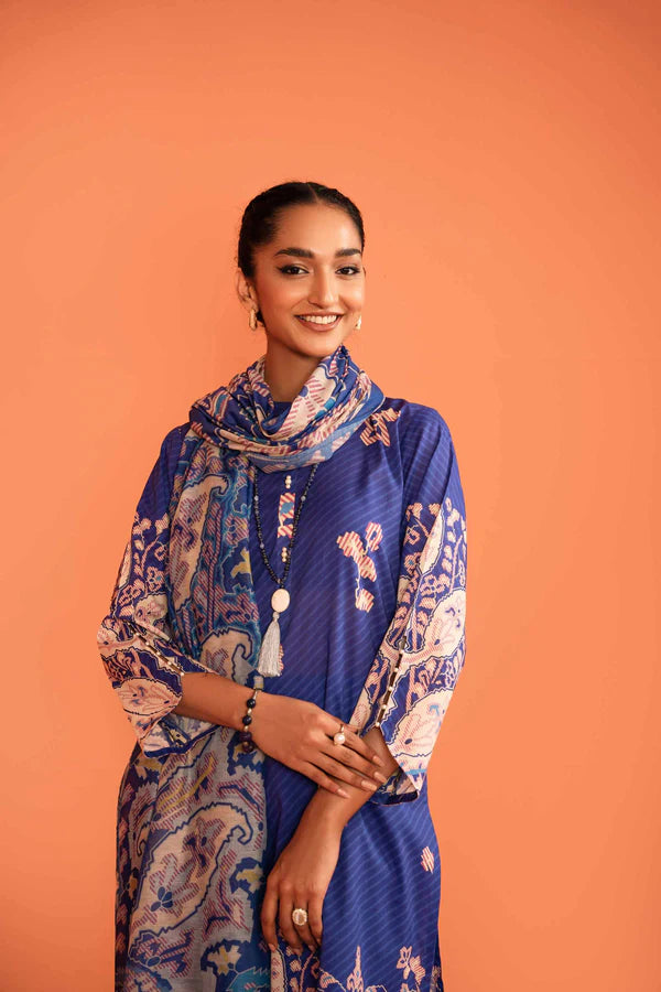 Nishat | 3 Piece Unstitched Digital Printed Lawn Suit | 42301807
