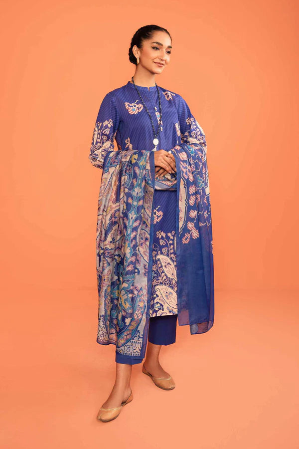 Nishat | 3 Piece Unstitched Digital Printed Lawn Suit | 42301807
