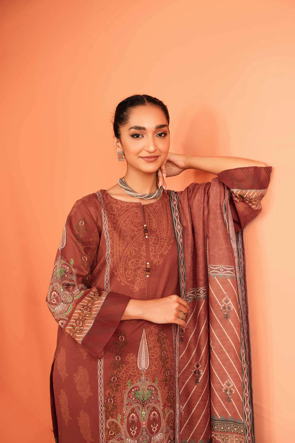 Nishat | 3 Piece Unstitched Digital Printed Lawn Suit | 42301813