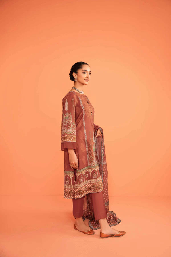 Nishat | 3 Piece Unstitched Digital Printed Lawn Suit | 42301813