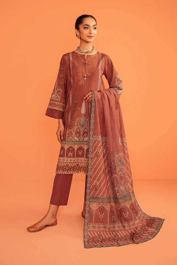 Nishat | 3 Piece Unstitched Digital Printed Lawn Suit | 42301813