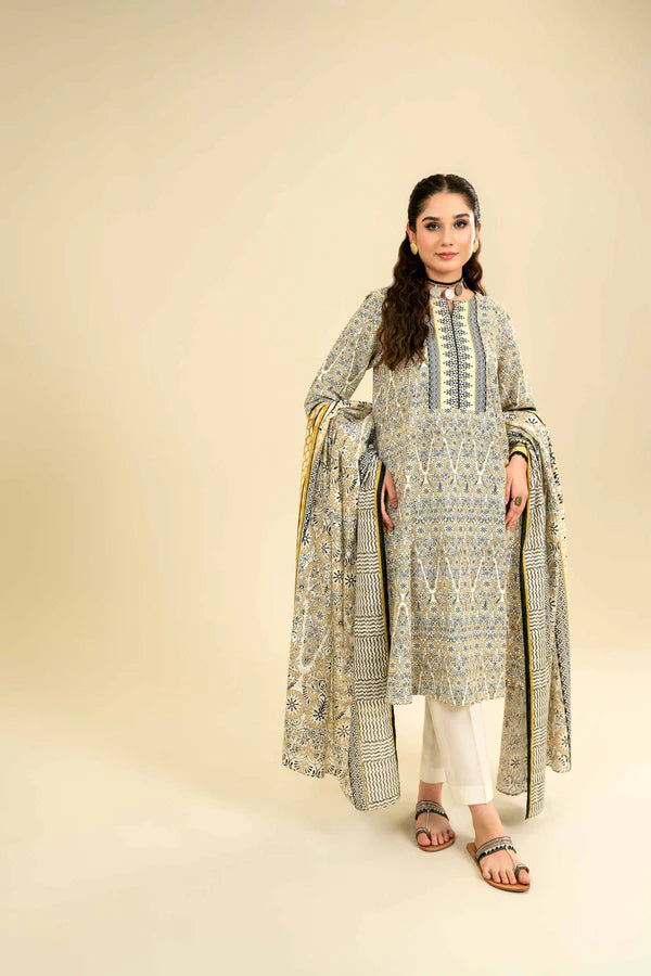 Nishat | 3 Piece Unstitched Printed Lawn Suit | 42301831