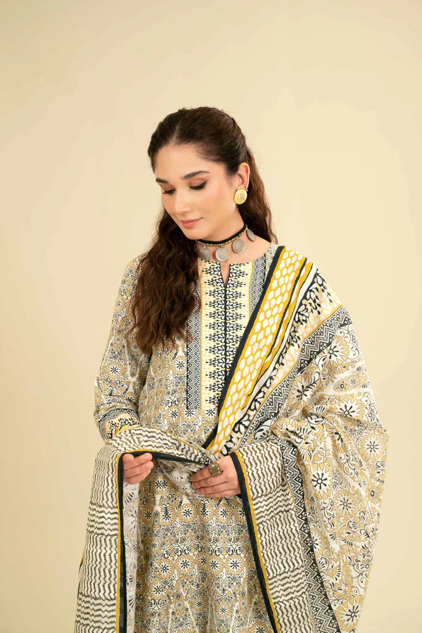 Nishat | 3 Piece Unstitched Printed Lawn Suit | 42301831