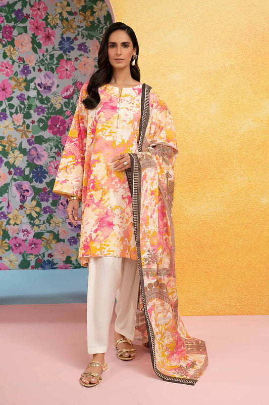 Nishat | 3 Piece Unstitched Printed Lawn Suit | 42301833
