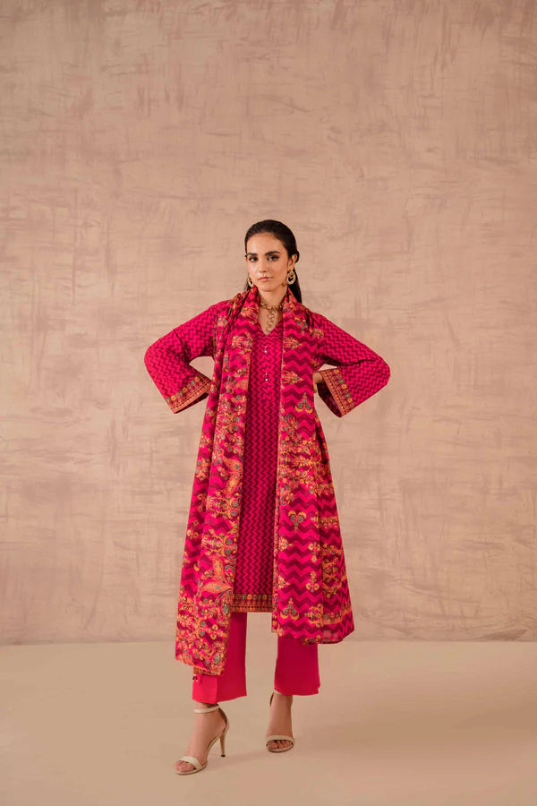 Nishat | 3 Piece Unstitched Printed Lawn Suit | 42301839
