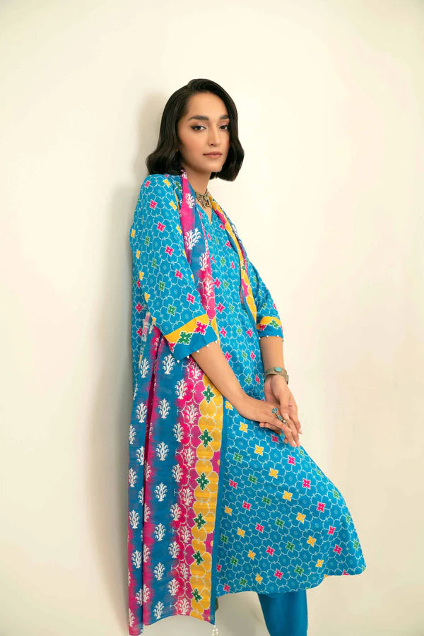 Nishat | 3 Piece Unstitched Printed Lawn Suit | 42301845