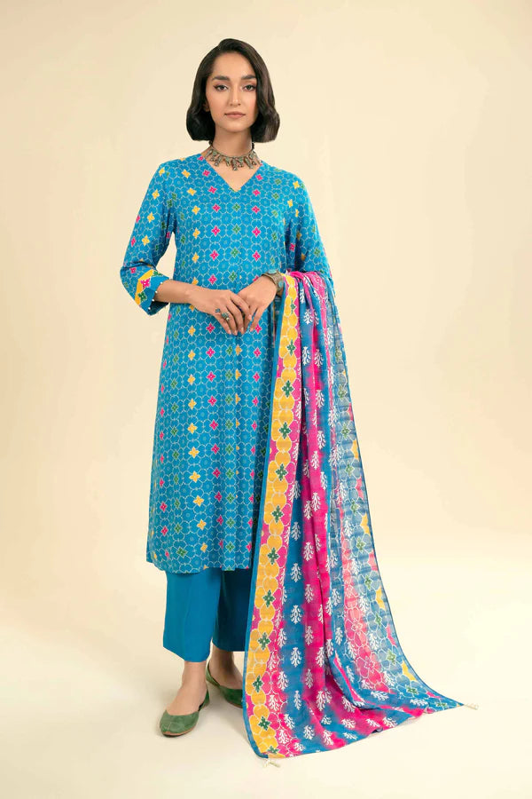 Nishat | 3 Piece Unstitched Printed Lawn Suit | 42301845