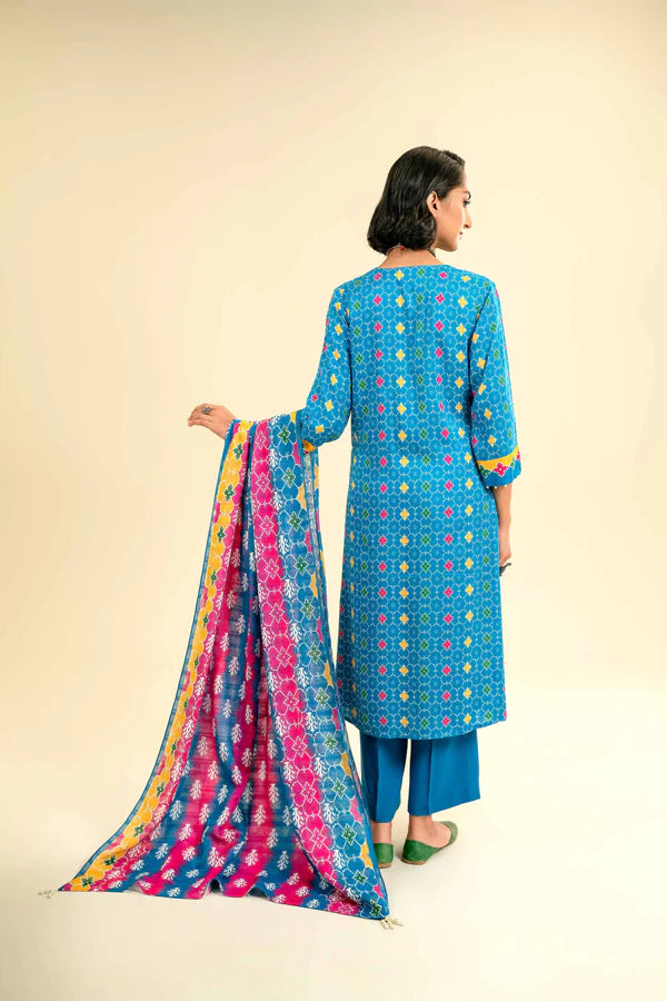 Nishat | 3 Piece Unstitched Printed Lawn Suit | 42301845
