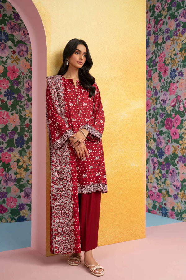 Nishat | 3 Piece Unstitched Printed Lawn Suit | 42301846