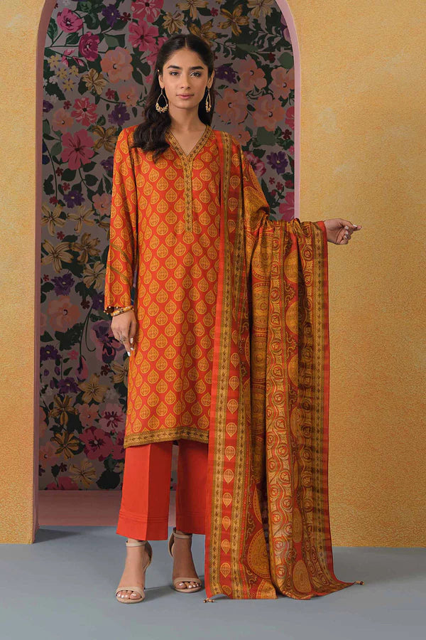 Nishat | 3 Piece Unstitched Printed Lawn Suit | 42301850