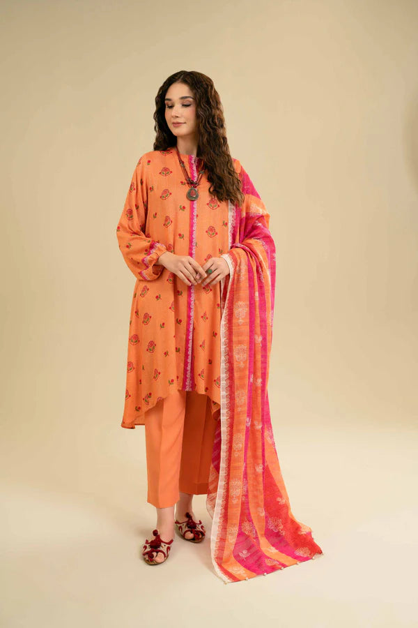 Nishat | 3 Piece Unstitched Printed Lawn Suit | 42301852