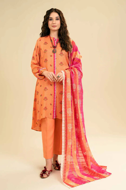 Nishat | 3 Piece Unstitched Printed Lawn Suit | 42301852