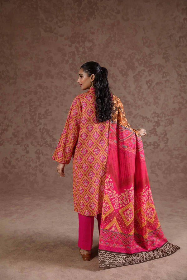 Nishat | 3 Piece Unstitched Printed Khaddar Suit | 42303107