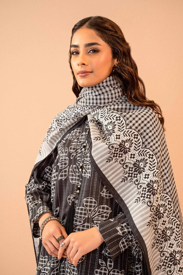 Nishat | 3 Piece Unstitched Printed Khaddar Suit | 42303279