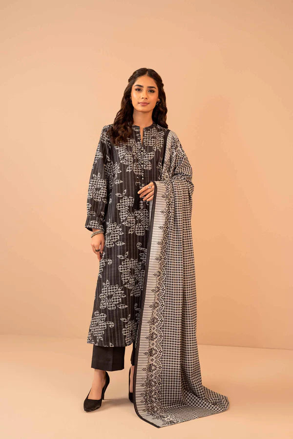 Nishat | 3 Piece Unstitched Printed Khaddar Suit | 42303279