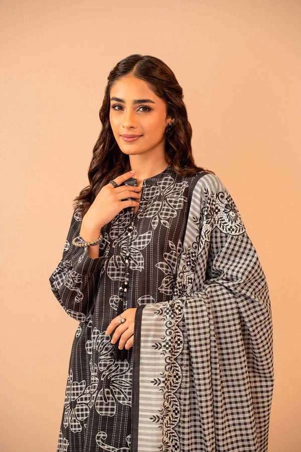 Nishat | 3 Piece Unstitched Printed Khaddar Suit | 42303279