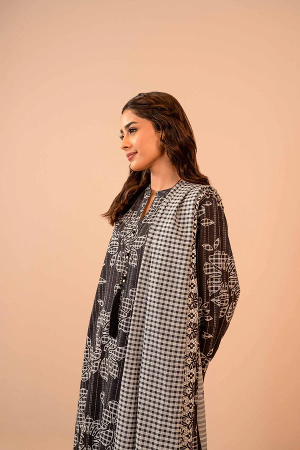 Nishat | 3 Piece Unstitched Printed Khaddar Suit | 42303279