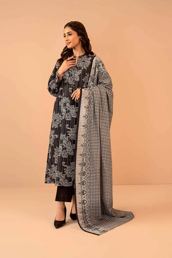 Nishat | 3 Piece Unstitched Printed Khaddar Suit | 42303279