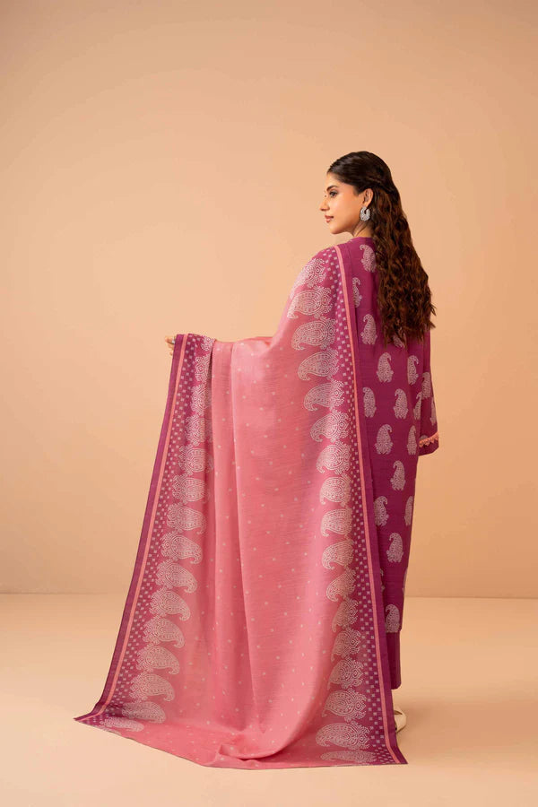Nishat | 3 Piece Unstitched Printed Khaddar Suit | 42303284