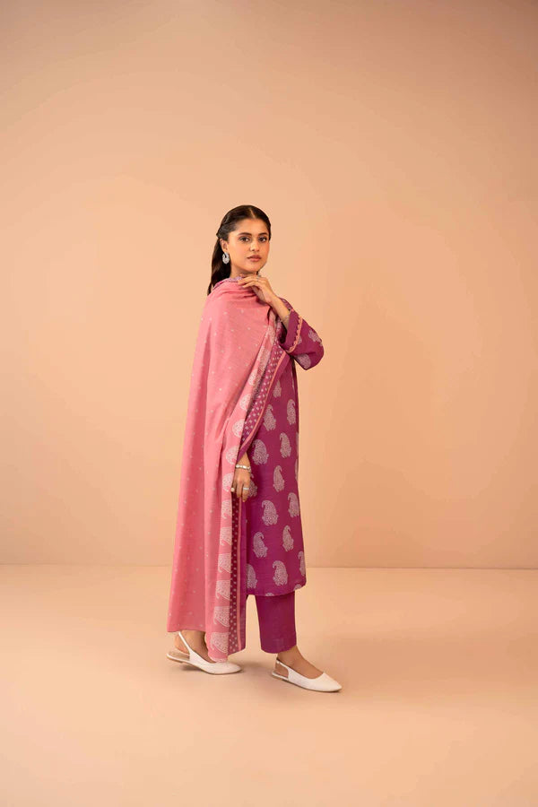 Nishat | 3 Piece Unstitched Printed Khaddar Suit | 42303284