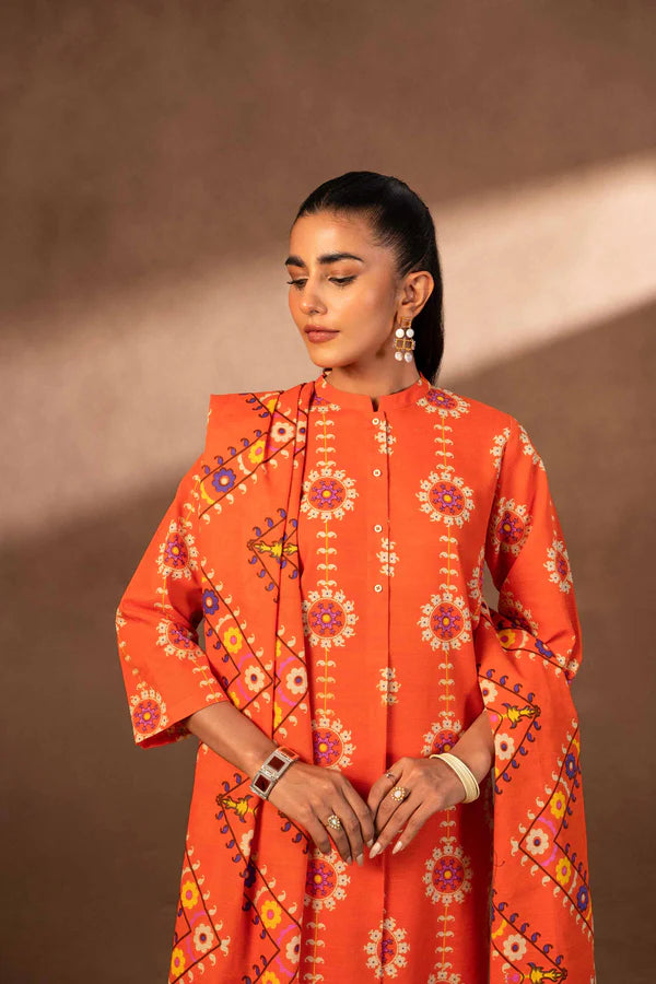 Nishat | 3 Piece Unstitched Printed Khaddar Suit | 42306479