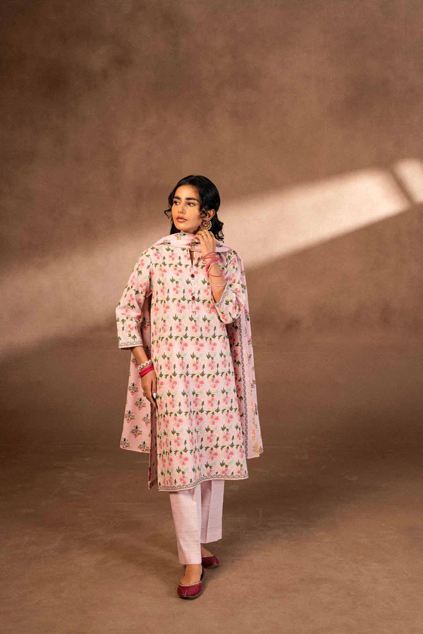 Nishat | 3 Piece Unstitched Printed Khaddar Suit | 42306482